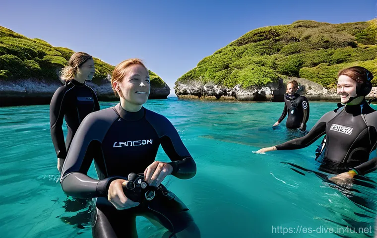다이빙 강사로 성공하기 위한 실전 경험 - **A seasoned diving instructor mentoring a new assistant.**
An experienced, calm diving instruct...
