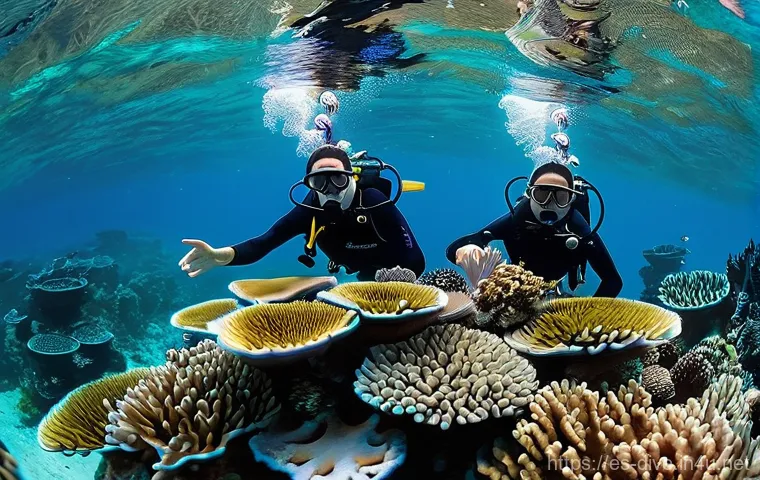 다이빙 강사 실무를 위한 현장 경험 - **Diving Gear Maintenance and Practical Instruction:**
"A diverse group of 3-4 scuba diving stud... 다이빙 강사 실무를 위한 현장 경험 - **Diving Gear Maintenance and Practical Instruction:**
"A diverse group of 3-4 scuba diving stud...