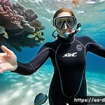 Home 14 다이빙 강사 연봉 협상 시 유리한 포인트 - **Prompt 1: Seasoned Instructor Guiding a Diverse Group in a Vibrant Reef**
"A highly experience...